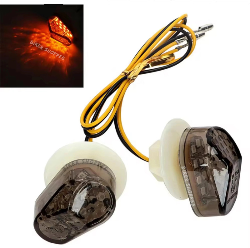BIKER SHOPPEE Side LED Indicator Light for Universal For Bike, Yamaha, Honda, BMW, GS, Bajaj, Suzuki, KTM, Hero, Kawasaki Gixxer, R6, Ninja 300, Universal For Bike, CBR, R15 V4, Ninja, R15 V3, Pulsar RS, YZF R15, R15 V2(White)