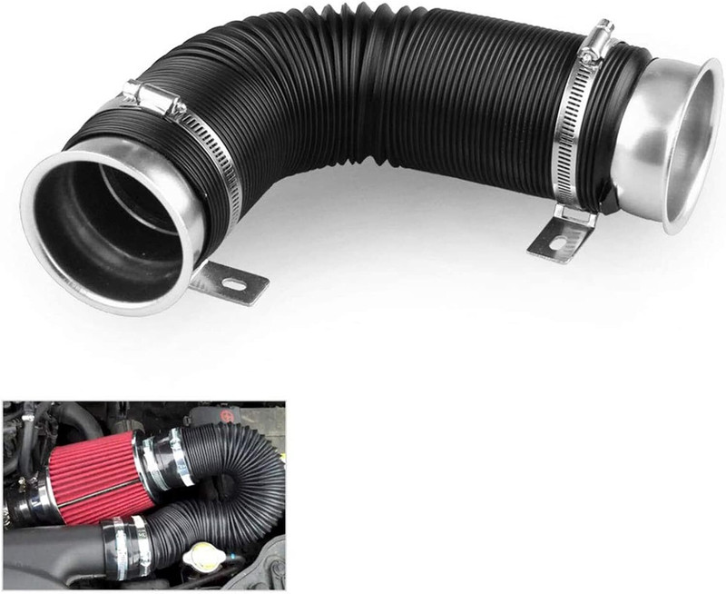 Auto MT SILVER Turbine Intake Pipe Air Intake Pipe Adjustable hose Cold Inlet Pipe Y Tube Vehicle Intake Tube