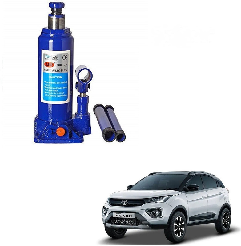 KOZDIKO 5 TON BOTTLE JACK COMPATIBLE WITH TATA NEXON Vehicle Jack(5000 kg)