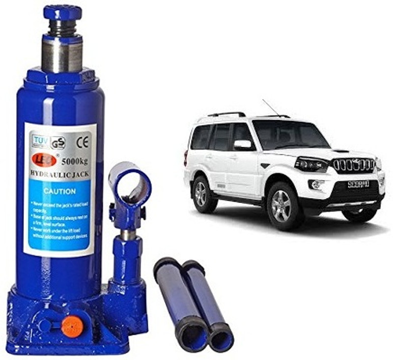 energetic 5 Ton Hydraulic Bottle Jack Compatible With Mahindra Scorpio 2021 Vehicle Jack(5000 kg)
