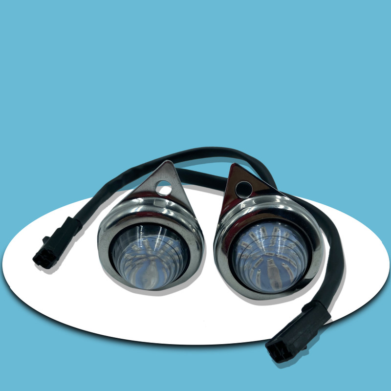 SPIRETON PARKING LED EYES WHITE COLOR FOR ROYAL ENFIELD CLASSIC MODEL'S MADE IN INDIA Parking Light Motorbike LED for Royal Enfield (12 V, 12 W)(Classic, Classic 350, Classic 500, Pack of 2)