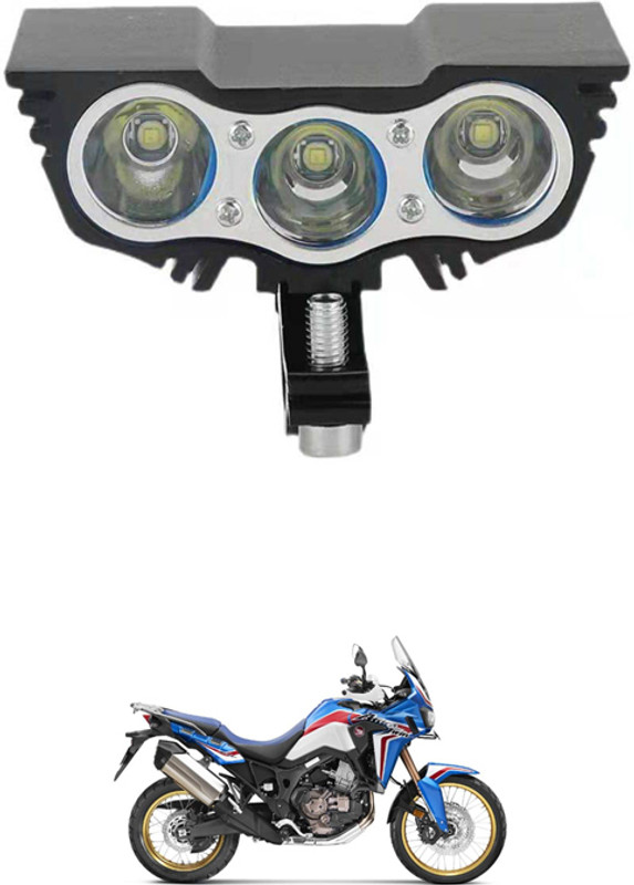 AYW Waterproof 3LED/12V Eagle White Fog Light Bike/Cars For crf1000l-africa-twin Fog Lamp Motorbike LED (12 V, 55 W)(Universal For Bike, Pack of 1)