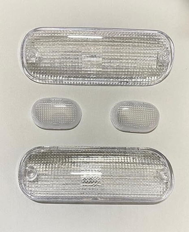 KYLO Front Indicator Transparent Glass Set of 4| Compatible with Maruti Zen, Alto,800 Indicator Light Car Incandescent for Maruti Suzuki (2 V, 2 W)(Zen, 800, Alto, Pack of 4)