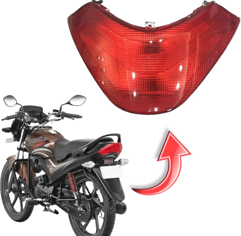 Y retail Passion Pro N/M Brake light, Back Light, without bulb Tail Light. Tail Light Motorbike Halogen for Hero (12 V, 5 W)(Passion Pro)