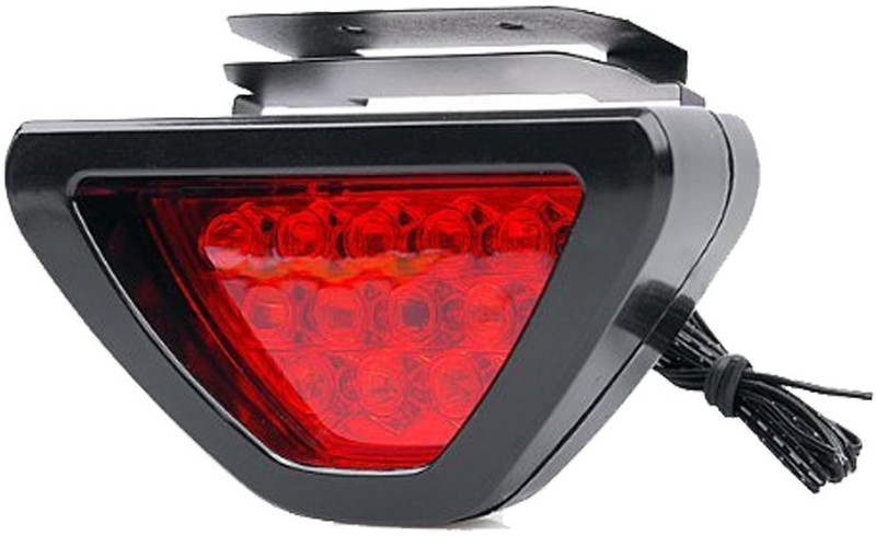Sunriders Universal Triangular LED brake Flasher Light 12LED RED For Cars, bikes Brake Light Motorbike, Car LED (12 V, 36 W)(Universal For Bike, Universal For Car, Pack of 1)