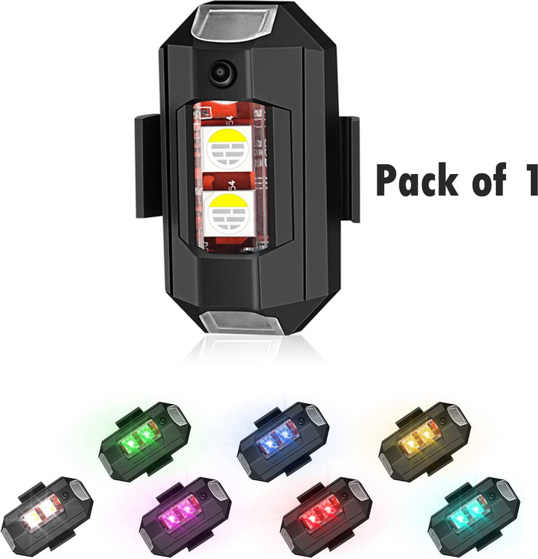 TFG Multicolor Strobe Lights with USB Charging, Drone Flashing Strobe Light Interior Light Motorbike, Car LED for BMW (5 V, 15 W)(1 Series, Pack of 1)