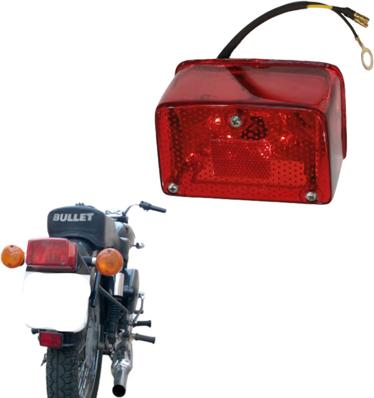 Apsmotiv Bullet Tail Light Break Light Assembly For Royal Enfield Standard Bike light Tail Light Motorbike Halogen for Royal Enfield (12 V, 9 W)(Bullet 350, Bullet 500, Pack of 1)