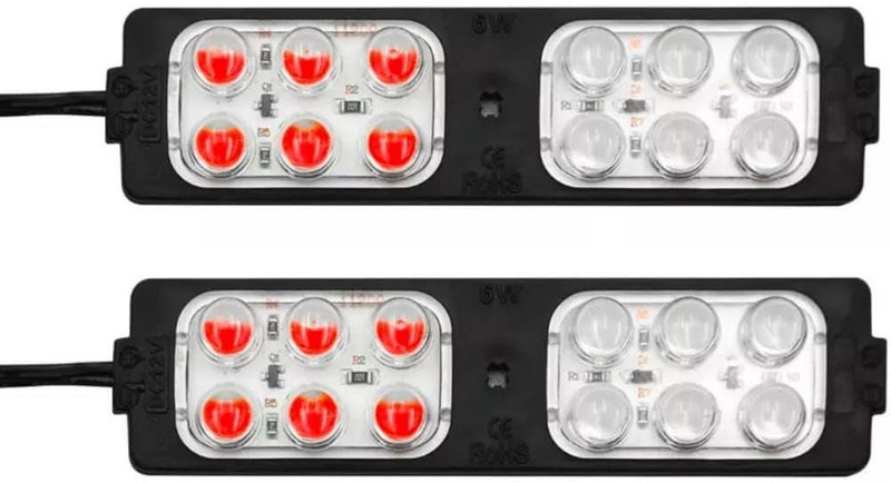 Philomena Red Blue Auto Flase Pcr Module Light 12v dc For All Bikes And All Cars Brake Light Motorbike, Car, Van, Truck LED (12 V, 55 W)(Universal For Bike, Universal For Car, Pack of 2)