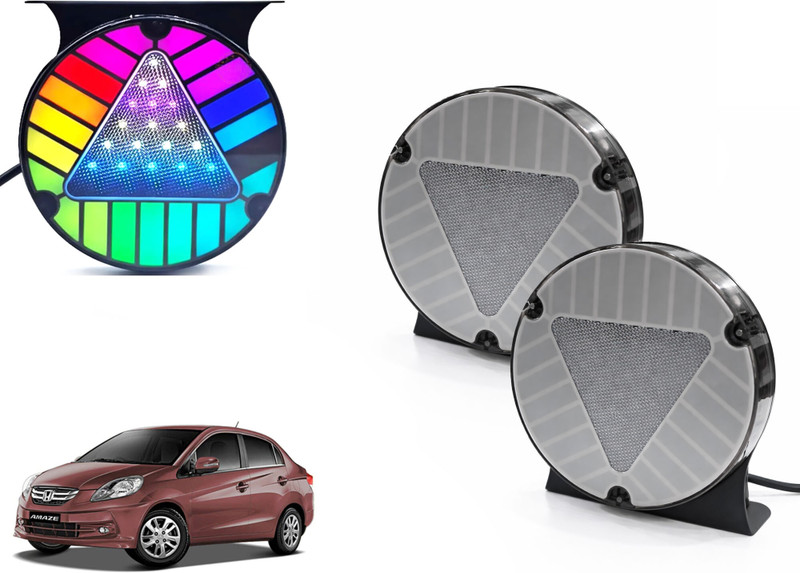 AUTO PEARL RGB Color Round Brake Light, Anti-Rear-End Collision Strobe Tail Light A043 Car Fancy Lights(Multicolor)