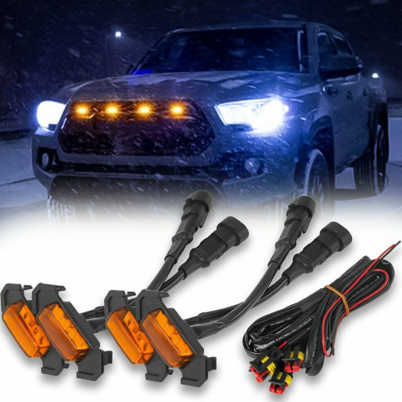 PRTEK front grille light made of high-quality ABS and imported chips, which is waterproof, dust-proof, and able to rain, snow, sand and other weather Safety Fog Lamp Car LED for Aprilia, Audi, BMW, Chevrolet, Bajaj, Daewoo, Datsun, Ducati, Fiat, Harley Davidson, Hero, Honda, Jaguar, KTM, Kawasaki, M