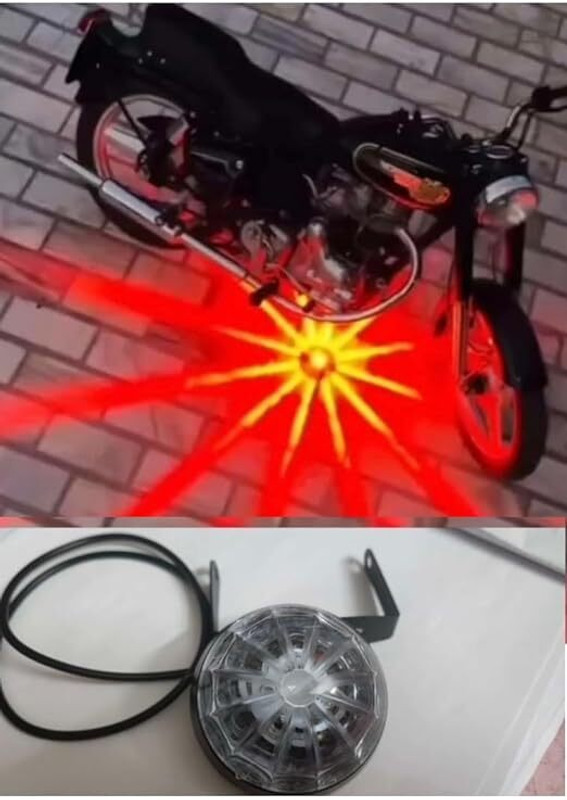 Philomena RGB motorcycle scooter led strobe chassis lights for motorcycle red Dash Light Car, Motorbike LED (85 V, 12 W)(Universal For Bike, Pack of 1)