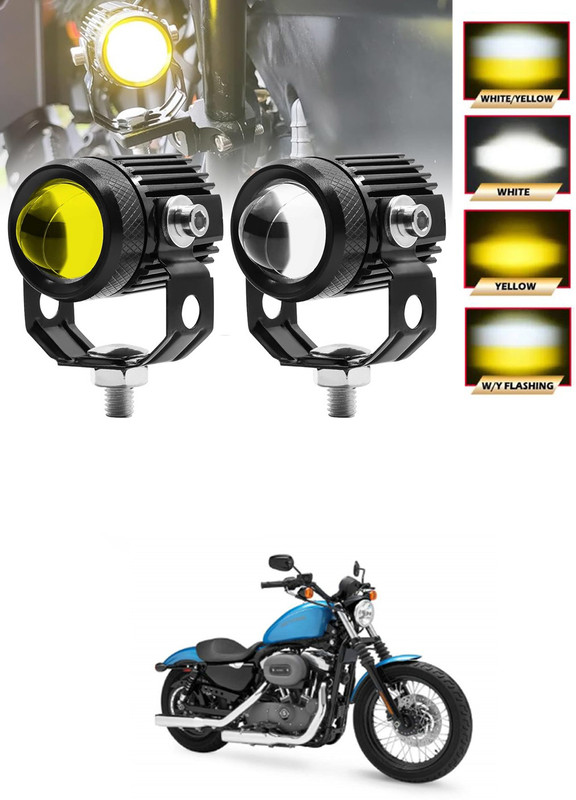 LOVMOTO Universal Fog Light Lamp Projector Mini driving Spotlight Vehicle set of 2 SG15 Dash Light Car, Motorbike LED for Hyosung (12 V, 20 W)(Aquila 250, Pack of 2)