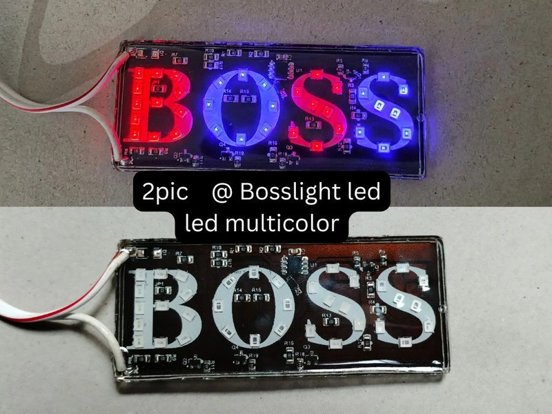patnavala BOSS Light LED Multi Color Side Marker Motorbike, Car, Van LED for Hero (12 V, 5 W)(1 Series)