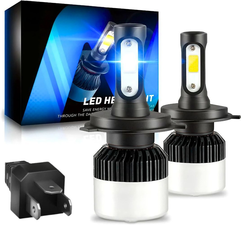 AutoPowerz Super Bright 80 Watt White Headlight Bulb Headlight Car, Motorbike, Truck LED (12 V, 80 W)(Universal For Bike, Universal For Car, Pack of 2)