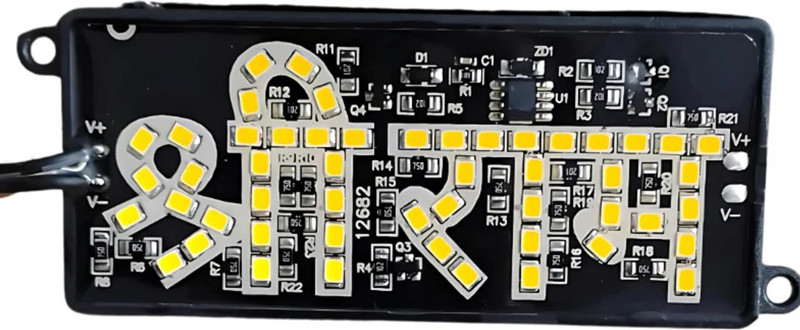 Sunriders SHRI RAM Led 12 Volt 3 Watt LED Light Module For Vehicle (Yellow) 1 PC Car Fancy Lights(Yellow)