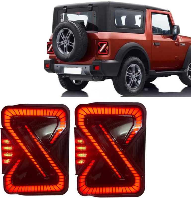 AutoVibe THR BACK LIGHT Tail Light Car LED for Mahindra (12 V, 25 W)(Thar, Pack of 2)