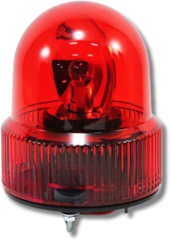 Autocastle Revolving Red Interior Light Van, Car, Truck Halogen (12 V, 30 W)(Universal For Car, Pack of 1)
