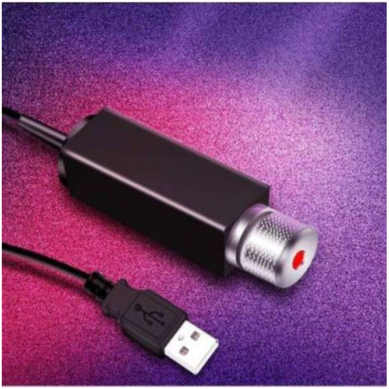 TOOLART -GB203-Star Fancy Light Star Decoration Laser Light Flexible USB Night Lamp(RED)(650 nm, Red)
