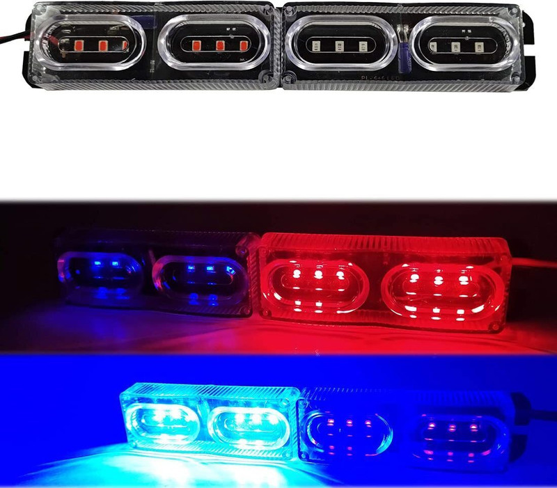 RACER'S EDGE Police Light for Bike and Car Tail Light Motorbike, Car LED (12 V, 15 W)(Universal For Bike, Universal For Car, Pack of 1)