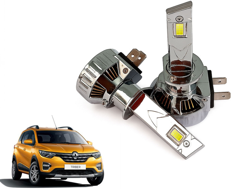 AUTO PEARL 2-Side H1 LED Bulb for Car 120W-12V 12000LM 6000K wide Ultra White light_A55 Headlight Car, Van LED for Renault (12 V, 120 W)(Triber)