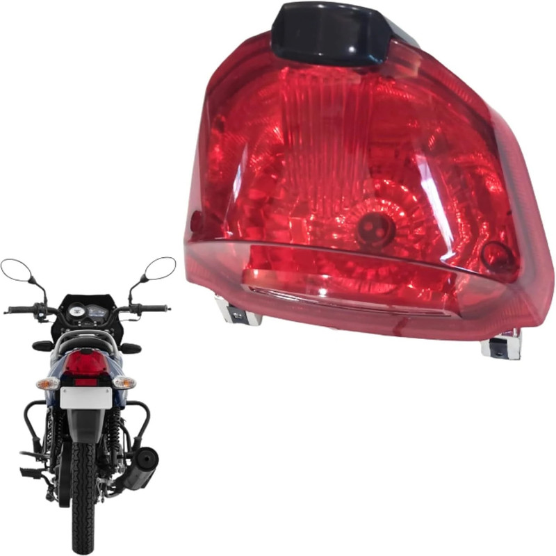 Vtrust Tail Back Light for Bike, Compatible with TVS Star Sports New Model Brake Light Motorbike Halogen for TVS (16 V, 9 W)(Star Sport, Pack of 1)