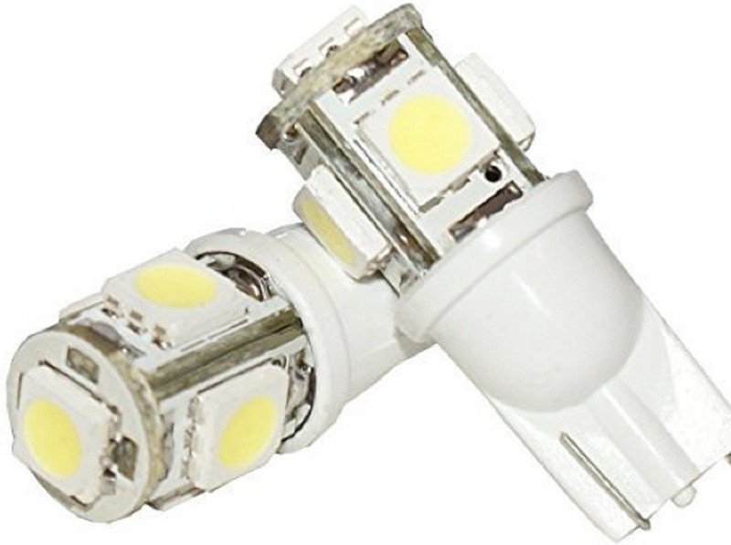 casago CS5PB2P T10 Indicator Light Car, Motorbike LED (12 V, 1 W)(Universal For Car, Pack of 2)
