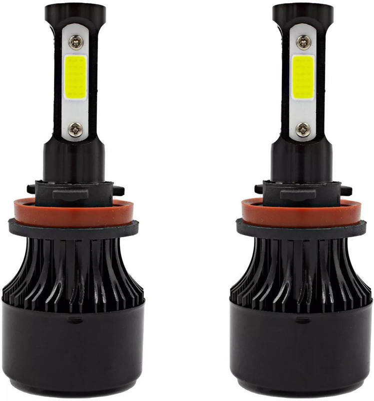 AUTO PEARL 4-Side H8 LED Bulb for Car 80W-12V 3500LM 6000K wide Beam Ultra Bright White Headlight Motorbike LED (12 V, 80 W)(Universal For Car, Pack of 2)