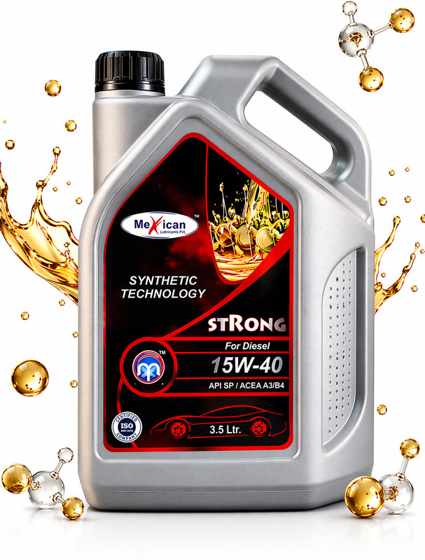 Mexican MK Lubricants Strong 15W-40 Diesel Engine Oil Full-Synthetic Engine Oil(3.5 L)