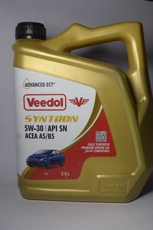 Veedol Syntron 5W30 Full-Synthetic Engine Oil(3.5 L, Pack of 1)