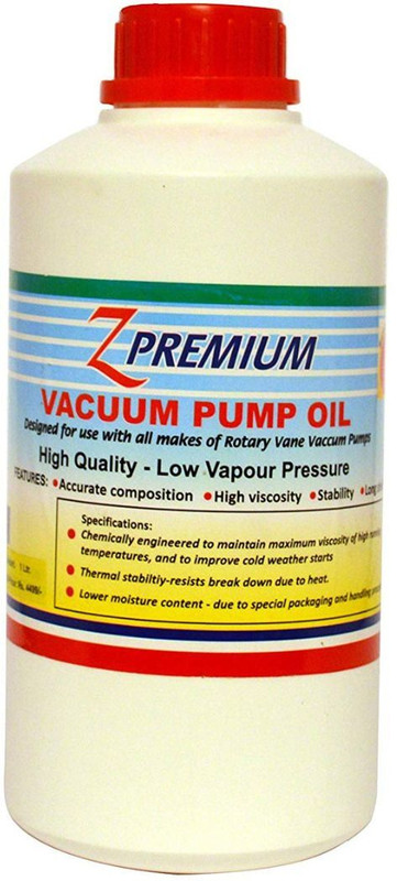Z Premium ZPremium Synthetic VM100 Vacuum Pump Oil Lubrication, Sealing, Heat Dissipation, Contaminant Removal High Performance Engine Oil(1 L, Pack of 1)