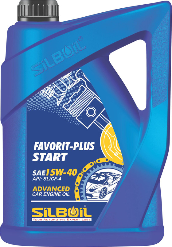 SILBOIL FAVORIT PLUS START SAE 15W40 ( API: SL/CF-4 Certified ) Heavy-Duty Mineral Engine Oil(3 L, Pack of 1)