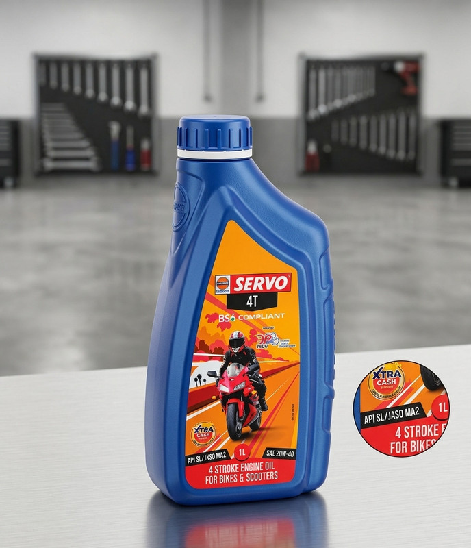 Servo EngineOIL-LUB182_72 SERVO 4T BS6 COMPLIANT 20W40 ENGINE OIL High Performance Engine Oil(1 ml, Pack of 1)