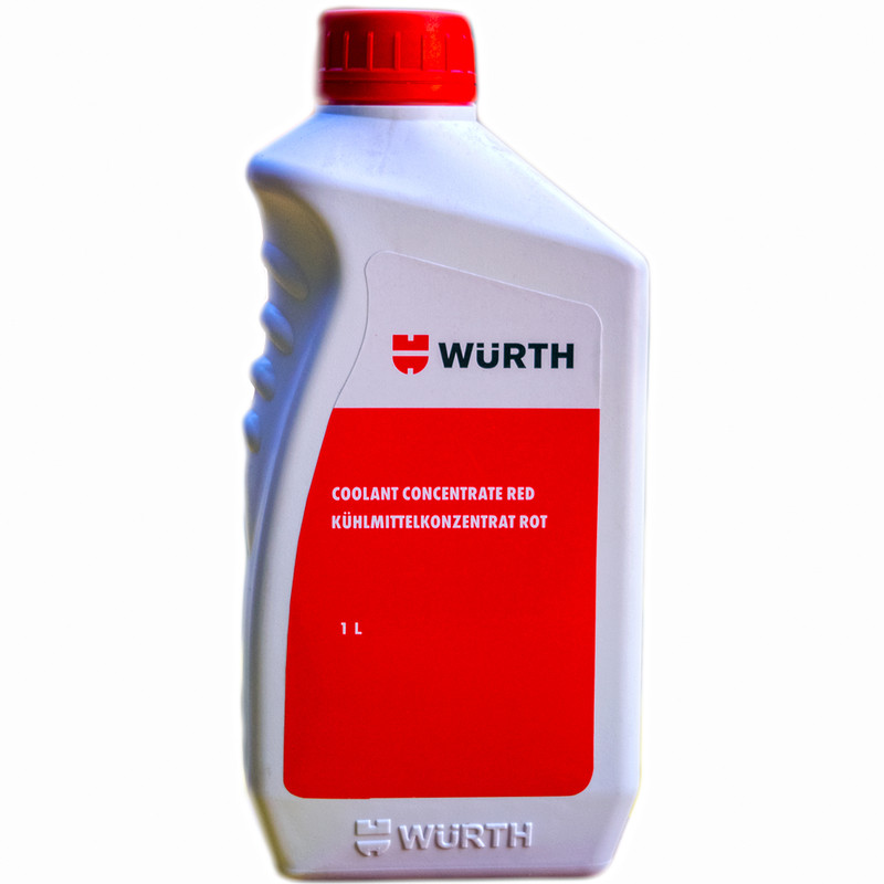 Wurth 893601604 Coolant Red(1000 ml, Pack of 1)