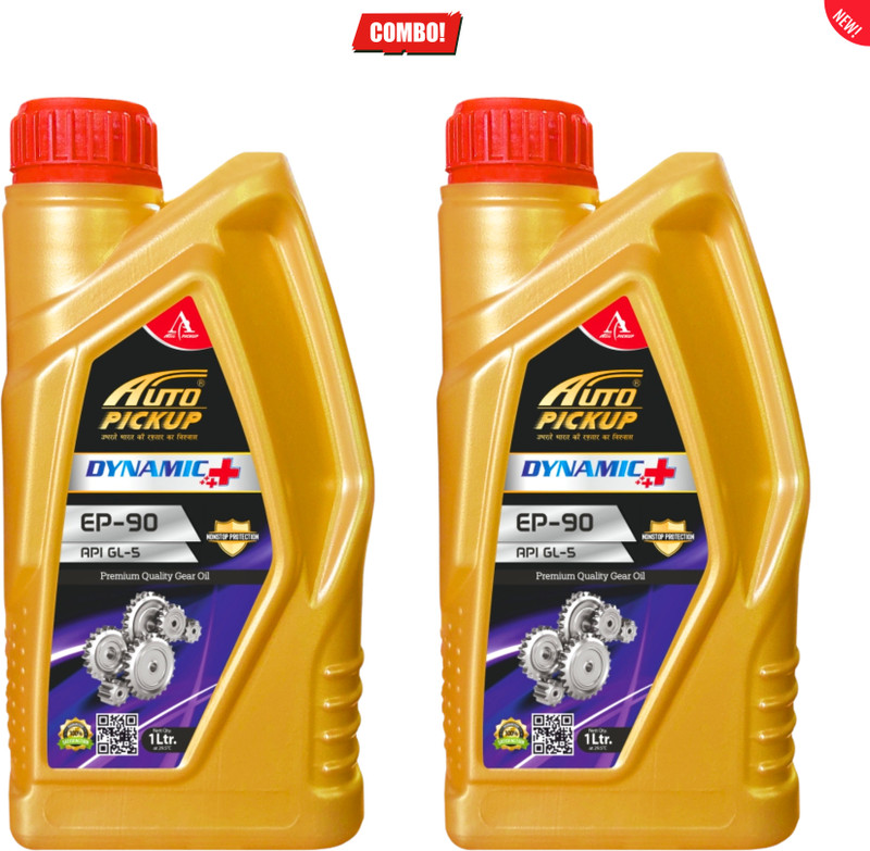AUTO PICKUP New_Premium Quality 1L Combo Pack Of 2 EP-90 API GL-5 Gear Oil(1 L, Pack of 2)
