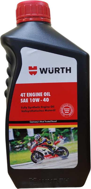 Wurth SAE 10W-40_nx 4T ENGINE OIL Heavy Duty Engine Oil(1000 ml)