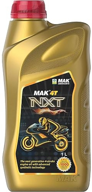 MAK Lubricants 4TNXT BS6Engine oil 4TNXT BS6 High Performance Engine Oil(900 ml, Pack of 1)