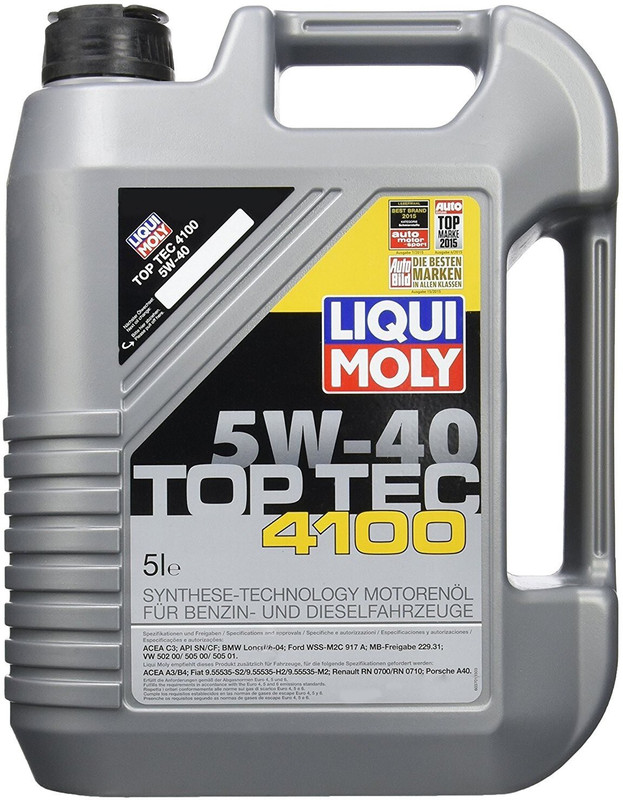 Liqui Moly 9511 Toptec 4100 5W40 5L Synthetic Blend Engine Oil(5 L)