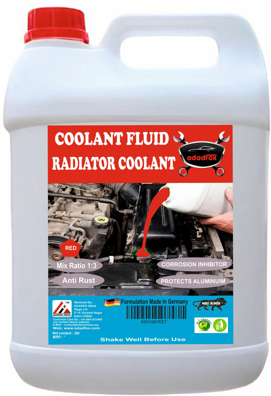 adadfox COOLANT RED 5 LITER COOLANT RED 5 LITER Coolant Red(5 L)