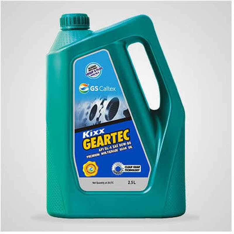 GS CAlTEX GS KIXX Geartec SAE 80W-90 API GL-4 Premium Gear oil GS CALTEX KIXX Geartec SAE 80W-90 API GL-4 Gear Oil(2.5 L, Pack of 1)