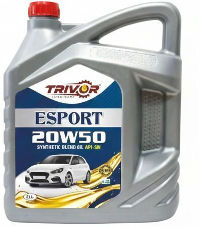 trivor ESPORT 20W50 P1 SYNTHETIC BLEND ENGINE OIL API-SN High Performance Engine Oil Synthetic Blend Engine Oil(3 L, Pack of 1)