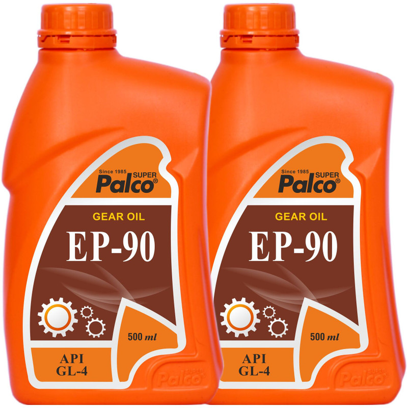 PL SUPER PALCO EP 90 Extreme Pressure Gear Oil 500ml API GL 4 Gear Oil for Cars Smooth Gear Shifting & Gear Protection Anti Foaming Smooth Transmissions Superior Protection Gear Oil(1000 ml, Pack of 2)
