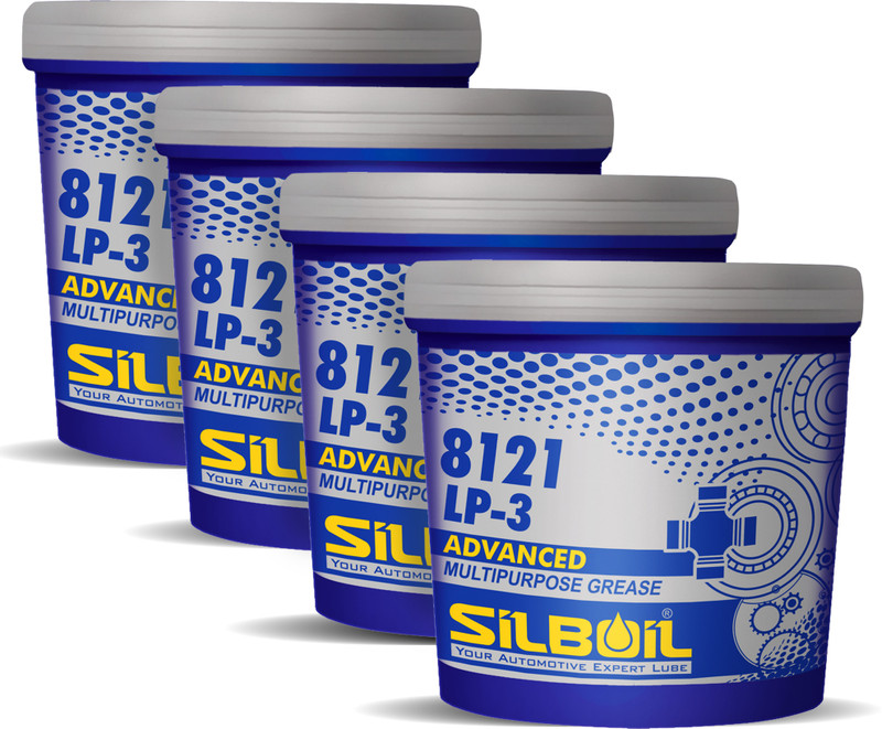SILBOIL P4 ADVANCED MULTIPURPOSE LP-3 | NLGI-3 Certified Superior Performance | Heavy-Duty Grease(500 g)