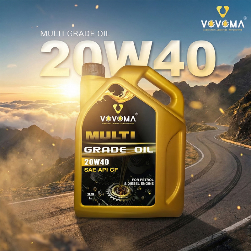 vovoma 20w40 multigrade engine oil PACK-1 20w40 multigrade engine oil High Performance Engine Oil(0.5 L, Pack of 1)