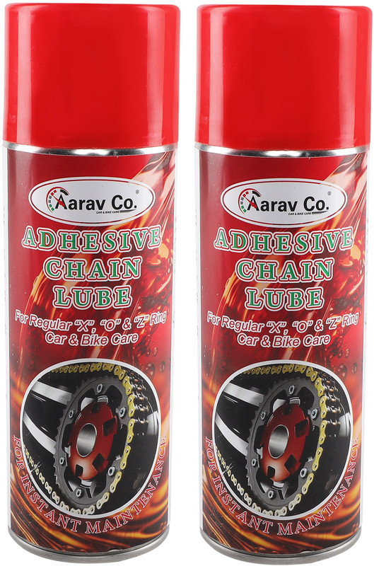 AARAV CO. Adhesive Chain Lube 500ml Pack of 2,Total Chain Oil(1000 ml, Pack of 2)