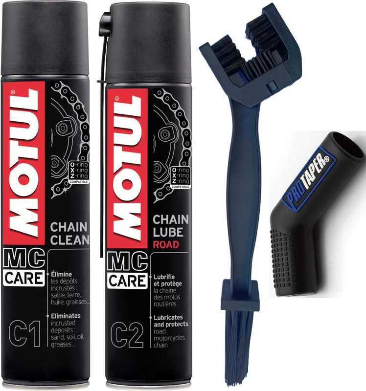MOTUL MC CARE C1 (400 Ml ) & C2 (400 Ml ) and Chain Oil(800 ml)