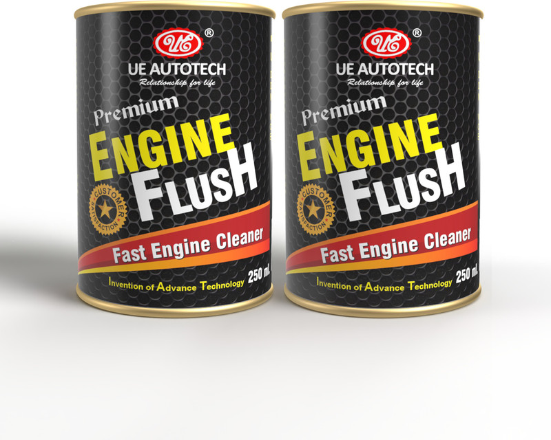 UE T6 Premium Engine Flush Cleaner High-Mileage Engine Oil(500 ml, Pack of 2)
