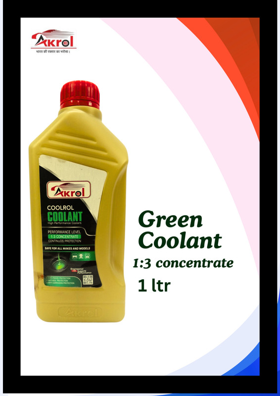 AKROL COOLANT GREEN 1:3 CONCENTRATE 1 LTR Coolant(1 L)