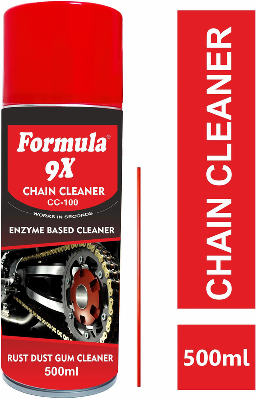 Formula 9x Chain Cleaner - 500ml | Chain Degreaser Spray | Multi - Purpose Spray Chain Cleaner Spray Chain Oil(500 ml)