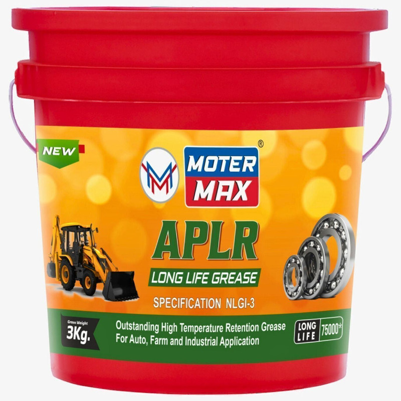 MOTER MAX New Premium_Quality 3kg Calcium Based APLR NLGI-3 Long Life Grease(3 kg, Pack of 1)