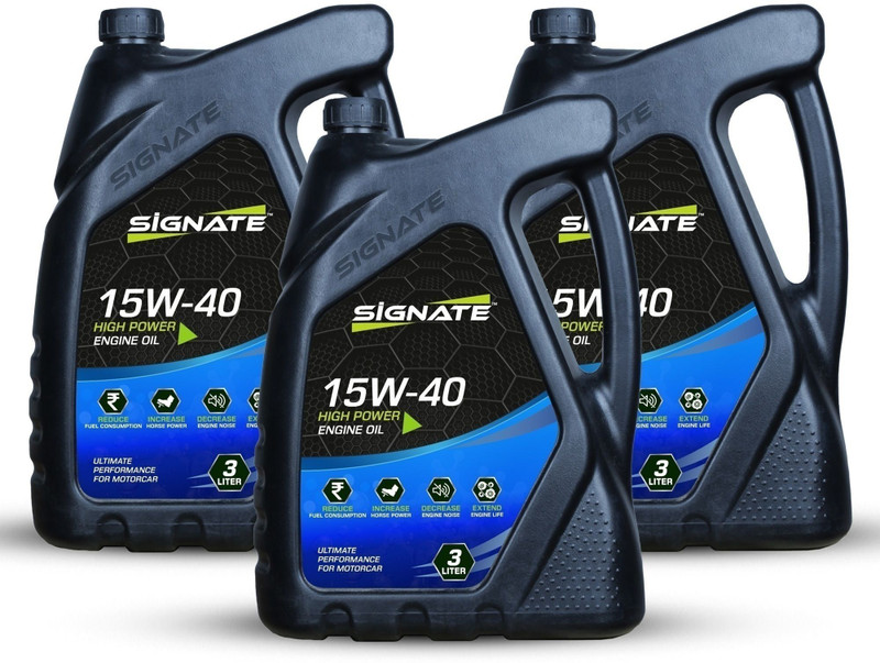 Signate New 15w40 Synthetic Technology Supreme Duty Car and Truck Diesel Engine Oil High Performance Engine Oil(3 L, Pack of 3)